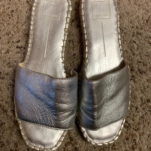 Dolce Vita Silver Espadrilles - Picture 2 of 7